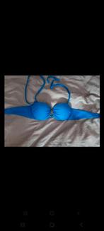 Nieuwe push up bikini hunkemoller maat 70B Bandjes afneembaa, Blauw, Nieuw, Ophalen of Verzenden, Bikini