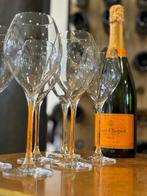 6 champagne veuve clicquot + 6 coupes veuves clicquot, Ophalen, Zo goed als nieuw