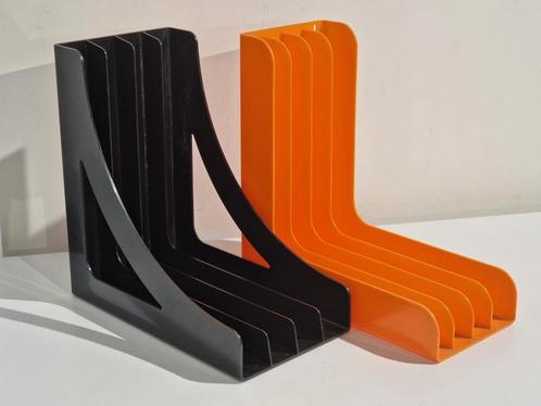 Aureac - Wittner lp vinyl bak houder,  fluo oranje en zwart, Antiek en Kunst, Kunst | Designobjecten, Ophalen of Verzenden