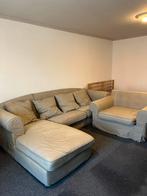Grote bank en fauteuil gratis, Huis en Inrichting, Zetels | Complete zithoeken, Ophalen, Gebruikt