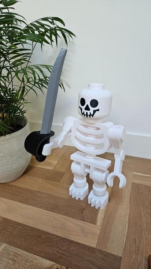 Lego Skelet Figuur - Groot fotmaat - 40 cm!, Kinderen en Baby's, Speelgoed | Duplo en Lego, Nieuw, Ophalen of Verzenden