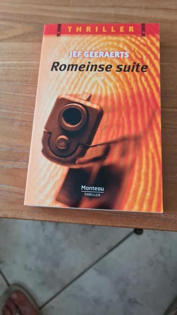 Thriller:Jef Geeraerts : Romeinse suite beschikbaar voor biedingen