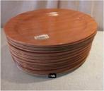 21 plateaux à thé ou à café - mélamine - 36x25, Enlèvement ou Envoi, Comme neuf, Ovale, Synthétique