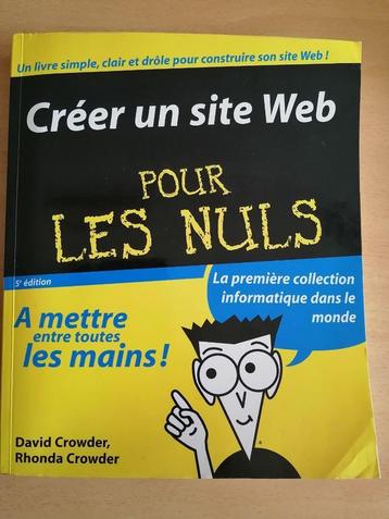 Créer un site Web pour les Nuls beschikbaar voor biedingen
