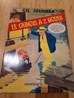 Gil jourdan T10 De Chinezen op 2 wielen uit 1981 TILLIEUX DU, Tillieux maurice, Ophalen of Verzenden, Zo goed als nieuw, Eén stripboek
