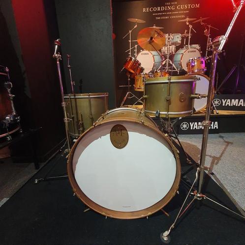 A&F Raw Brass set-up: 12/16/22 + rim, Muziek en Instrumenten, Drumstellen en Slagwerk, Gebruikt, Ludwig, Ophalen of Verzenden