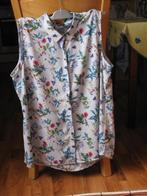 Mooie blouse wit met bloemen  maat 52, Kleding | Dames, Blouses en Tunieken, Ophalen of Verzenden, Zo goed als nieuw, Maat 46/48 (XL) of groter