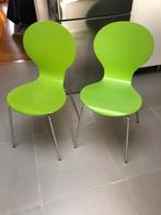 Toffe vinted stoeltjes groen 2 stuks, Métal, Eigentijds retro modern, Utilisé, Autres couleurs