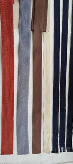 Lot brede geweven visgraat linten puur katoen, Hobby en Vrije tijd, Naaien en Fournituren, Ophalen of Verzenden, Nieuw, Lint, Band of Elastiek