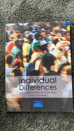 individual differences, Boeken, Nieuw, F. De Fruyt, Ophalen of Verzenden, Sociale psychologie