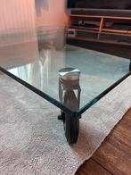 Design salontafel van glas, Huis en Inrichting, Minder dan 50 cm, 150 tot 200 cm, Glas, 150 tot 200 cm