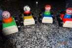 Fisher price,set 4 autootjes-popjes*VINTAGE*, Enlèvement ou Envoi
