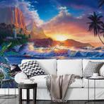 Muur vliesbehang, fotobehang 366 x254, Huis en Inrichting, Stoffering | Behang, Ophalen, Minder dan 10 m²