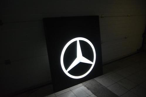 mercedes lichtreclame lichtbak zeer zeldzaam!!!, Verzamelen, Merken en Reclamevoorwerpen, Zo goed als nieuw, Lichtbak of (neon) lamp