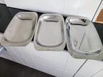 3 Inox schalen ( 35 cm ), Huis en Inrichting, Ophalen