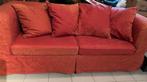 Rode zetel voor 3 personen - 2-zit - Engelse stijl, Ophalen, Gebruikt, 150 tot 200 cm, Driepersoons