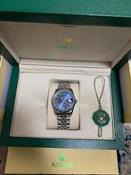 Rolex Datejust Blue Dial Roman Numerals, Handtassen en Accessoires, Horloges | Heren, Overige materialen, Rolex, Polshorloge, Overige materialen