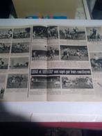 Ancien poster foot belge 'liege Anvers 1950, Collections, Enlèvement ou Envoi, Utilisé, Affiche, Image ou Autocollant