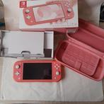 Nintendo Switch Lite koraalroze, Games en Spelcomputers, Ophalen of Verzenden, Gebruikt