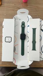 Apple Watch série 7 45 mm vert bracelet sport, Handtassen en Accessoires, Groen, Zo goed als nieuw
