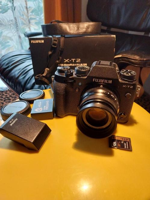 Fujifilm x-t2 + fuji 35mm f2 WR + accessoires - parfait état, Audio, Tv en Foto, Fotocamera's Digitaal, Zo goed als nieuw, Fuji