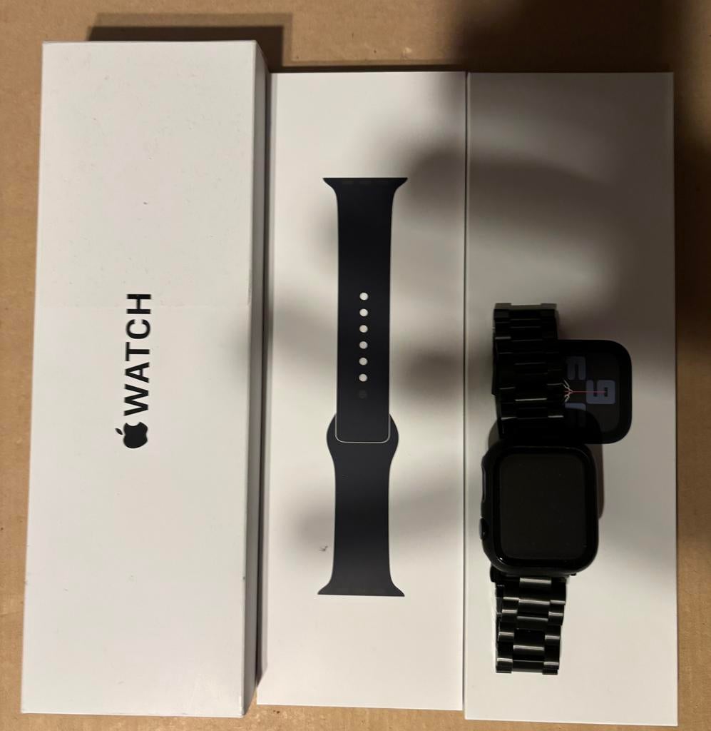Apple Watch SE (2eme generation) 44mm - Toujours garantie, IOS, Comme neuf, Enlèvement, État