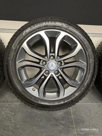 17” originele Mercedes C W205 velgen + winterbanden breedset beschikbaar voor biedingen