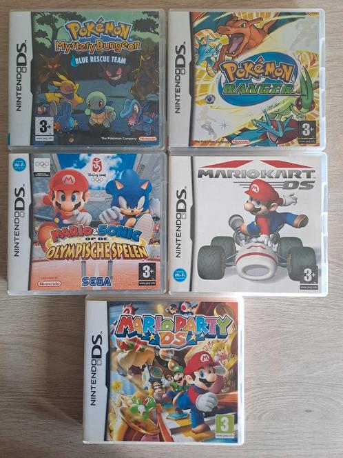 Nintendo DS Mario Pokemon zie beschrijving, Games en Spelcomputers, Games | Nintendo DS, Zo goed als nieuw, Ophalen