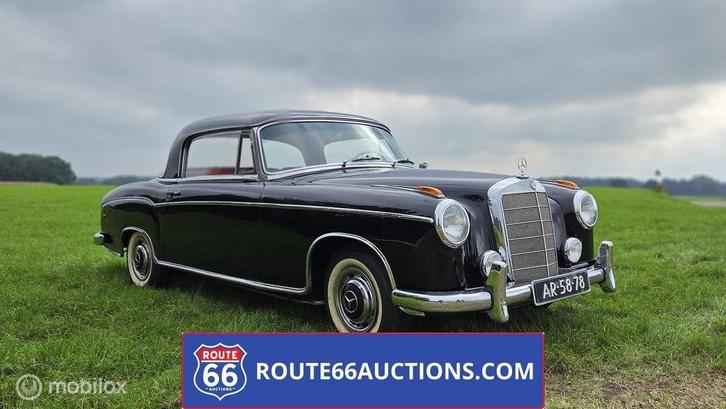 Mercedes-Benz W180 Coupe | 1959 | Route 66 Auctions, Auto's, Oldtimers, Bedrijf, Te koop, Mercedes-Benz, Benzine, Overige carrosserie