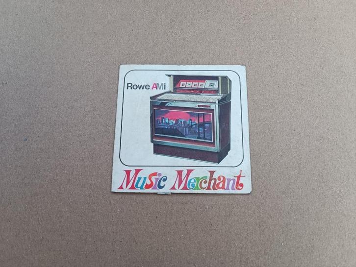 Dealer Foldertje: Rowe-AMi MM1 (1967) jukebox, Verzamelen, Automaten | Jukeboxen, Ami, Verzenden
