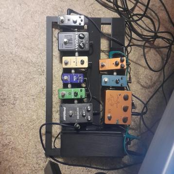 guitar gitaar pedal board