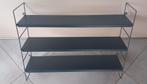Vintage metalen plank in Tomado-stijl, Huis en Inrichting, Woonaccessoires | Wandplanken en Boekenplanken, Ophalen of Verzenden