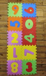 Tapis en mousse chiffres – 10 pièces – Comme neuf, Enfants & Bébés, Enlèvement ou Envoi, Neuf, 0 à 6 mois