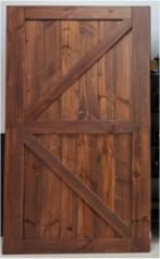 SUPER AANBIEDING! Bruine houten deur – 2150x950x35 mm, Ophalen of Verzenden, Nieuw, Honden
