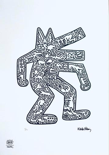 Prachtige Lithografie + certificaat • Keith Haring # /150 beschikbaar voor biedingen