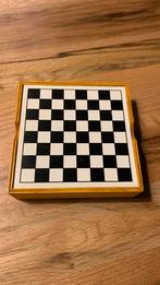 Houten schaakspel (mini), Een of twee spelers, Ophalen of Verzenden, Zo goed als nieuw, Tactic