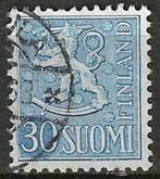Finlande 1954/1958 - Yvert 415A - Lion (ST), Timbres & Monnaies, Timbres | Europe | Scandinavie, Envoi, Finlande