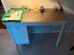 Vintage oude metalen bureau, Huis en Inrichting, Ophalen, Bureau
