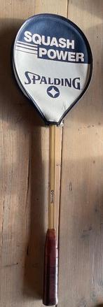 Vintage houten squash raket Hashim Khan Spalding, Sport en Fitness, Squash, Ophalen