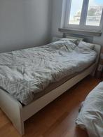 dubbel bed met matras, lakens en dons, Huis en Inrichting, Ophalen, Gebruikt