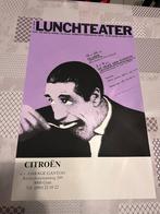 Vintage Poster Lunchteather - Cafe de Grote Avond, Gent, Verzamelen, Reclame, Gebruikt, Ophalen of Verzenden, Rechthoekig Staand