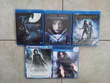 5 blu ray de la collection underworld neuf sous blister