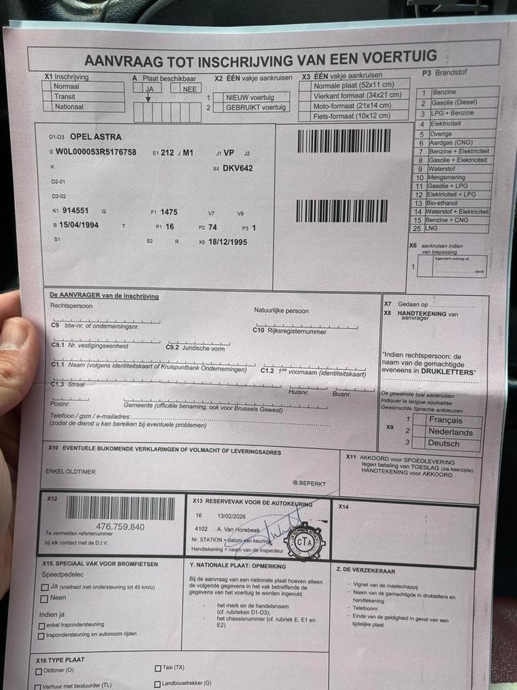 Opel Astra* Oldtimer*Approuvé pour la vente*, Autos, Opel, Particulier, Astra, ABS, Airbags, Verrouillage central, Peinture métallisée