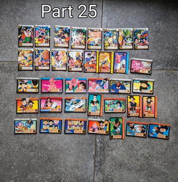 Dragon Ball Carddass Hondaanse kaarten deel 25 compleet reg 
