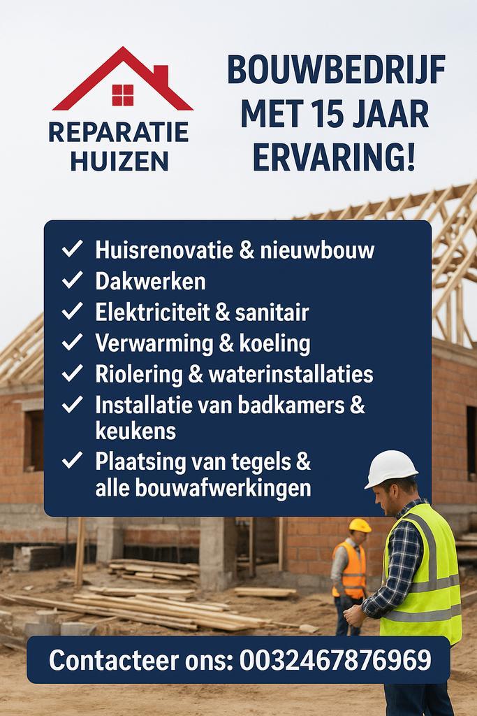 Renovatie Bouw: Professionele renovatie, Doe-het-zelf en Bouw, Adembescherming, Ophalen of Verzenden