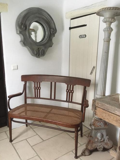 Zeldzaam origineel Thonet bankje met stempel !, Antiek en Kunst, Antiek | Meubels | Stoelen en Sofa's, Ophalen
