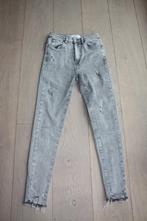 Mooie grijze used-look skinny jeans broek van VS Miss, m 36, Comme neuf, W28 - W29 (confection 36), Enlèvement ou Envoi, Gris
