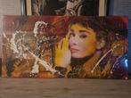 Geprinte kunst werk van Audrey Hepburn., Maison & Meubles, Accessoires pour la Maison | Peintures, Dessins & Photos, Comme neuf