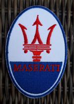 Maserati auto strijk patch embleem logo - 60 x 92 mm, Ophalen of Verzenden