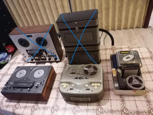 lot oude bandrecorders, TV, Hi-fi & Vidéo, Enregistreurs audio, Magnétophone, Enlèvement